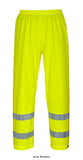 Sealtex Ultra hi viz waterproof Trousers - S493 Hi Vis Trousers Active-Workwear  For all day comfort the S493 waistband is fully elasticated and the hems are adjustable by means of stud fasteners. The trousers are finished with top quality reflective tape certified to EN ISO 20471. 
