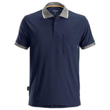 Snickers allround work 37.5 short sleeve contrast polo shirt-2724
