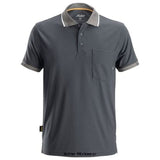 Snickers allround work 37.5 short sleeve contrast polo shirt-2724