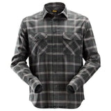 Snickers Allround Work Flannel Checked Long Sleeve Shirt-8516 - Shirts Polos & T-Shirts - Snickers