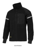 Black Fleece Snickers Allround Work Windproof Reinforced Fleece Jacket - 8005 Workwear Jackets & Fleeces Active-Workwear Stay comfy and warm when chilly winds start blowing. This soft windbreaking fleece jacket is a versatile garment, combining good looks with Cordura-reinforcements in hardwearing areas. Pre-bent sleeves, a high protective collar and adjustable waist for smooth working comfort.