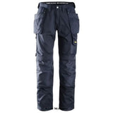 Blue Snickers Lightweight Loose Fit Summer Work Trousers with Kneepad and Holster Pockets-3211 Kneepad Trousers Active-Workwear Stay cool in these Lightweight Snickers work trousers made in lightweight CoolTwill fabric. Features an advanced cut with Twisted Leg  design, Cordura reinforcements for extra durability and a range of pockets, including holster pockets and phone compartment. Advanced cut with Twisted Leg design and Snickers Workwear Gusset in crotch