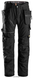 Snickers robust work cotton trousers with holster and kneepad pockets - 6215