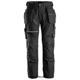 Heavy-duty snickers ruffwork canvas work trousers with holster pocket