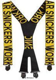 Yellow Snickers Workwear Logo Braces 9064 Accessories Belts Kneepads etc Active-Workwear Snickers Workwear logo braces built with an ergonomic design suitable for everyday use. The braces feature secure clips that provide all-day secure fastening of trousers and they are designed with wide elastic straps for even distribution. Extra wide elastic straps Secure clips for fastening Durable and ergonomic design