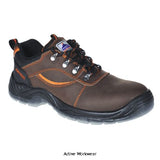 Steelite Mustang Shoe Steel Toe and Midsole S3 - FW59 Shoes Active-Workwear | Excellent fit and comfort. The dual density PU/TPU outsole is tough and hard wearing for any work environment. Water resistant S3 protection keeps your feet protected. Steel toecap and midsole with external chassis system CE certified Protective steel toecap   Steel midsole Anti-static footwear Energy Absorbing Seat Region Water resistant upper to prevent water penetration SRC