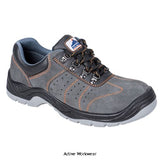 Steelite safety hot weather trainer s1p perforated trainer steel toe and midsole - fw02 shoes active-workwear