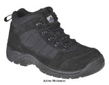 Steelite Trouper Budget S1P Black Safety Shoes - Steel Toe & Midsole Boot FT63