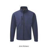 Navy Blue Tern Softshell 3 Layer Work Jacket Orn Workwear-4200Workwear Jackets & Fleeces ORN Active-Workwear Our 3 layer softshell keeps you warm and dry. The jacket for all seasons High performance technical fabric. Top specification water resistant and breathable Very smart corporate appearance Very comfortable to wear Adjustable cuff design - causes no wearer discomfort 