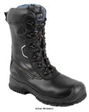 Tractionlite composite zip high leg waterproof comat safety boot - fd01