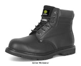 Traditional goodyear welted sbp safety boot steel toe and midsole - gwbms