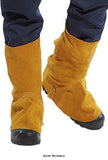 Welding Flame Retardent Leather Boot Covers 14â€™ - SW32 - Fire Retardant - Portwest