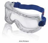 Wide Vision Anti Mist Safety Goggle (Pack Of 5) - Beeswift Bbwvg Eye Protection Active-Workwear 1mm Acetate anti fog lens. , Wide vision anti scratch lens. Comfortable soft PVC frame, All round ventilation. Wide contoured face seal. Fits over spectacles. , Comforta