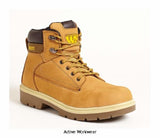 Worksite S1P Nubuck Safety Boot Steel Toe & Midsole Unisex Sizes 3-13 - SS613-SM Boots Active-Workwear Wheat Nu-buck 5” boot Wheat nu-buck upper, Heel kick region, Padded collar and tongue, Steel toe cap and mid-sole, PU sole, Chemical resistant sole, Oil resistant sole,