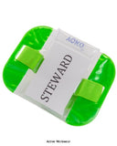Green Yoko Security ID Armbands-ID03 Accessories Belts Kneepads etc Active-Workwear Professional, durable and waterproof ID arm bands ID pocket can hold cards up to 110 x 65mm Adjustable self-matching colour elasticated straps for comfortable and secure wearing ID cards can easily slide in Ideal for emergency services, security staff, local authorities, utility services personnel, charity workers, event organisers & door supervisors