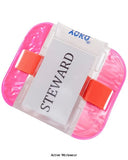 Pink Yoko Security ID Armbands-ID03 Accessories Belts Kneepads etc Active-Workwear Professional, durable and waterproof ID arm bands ID pocket can hold cards up to 110 x 65mm Adjustable self-matching colour elasticated straps for comfortable and secure wearing ID cards can easily slide in Ideal for emergency services, security staff, local authorities, utility services personnel, charity workers, event organisers & door supervisors